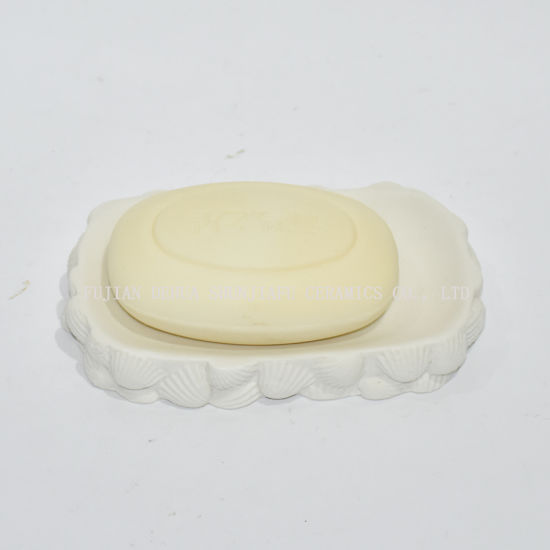 Set de accesorios de baño de cerámica blanca