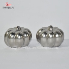 Forma de calabaza Galvanoplastia Cerámica Calabazas Cerámica Salero y pimentero