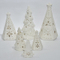Candelero de cerámica blanco del árbol de navidad / regalo de Navidad / regalo de Navidad