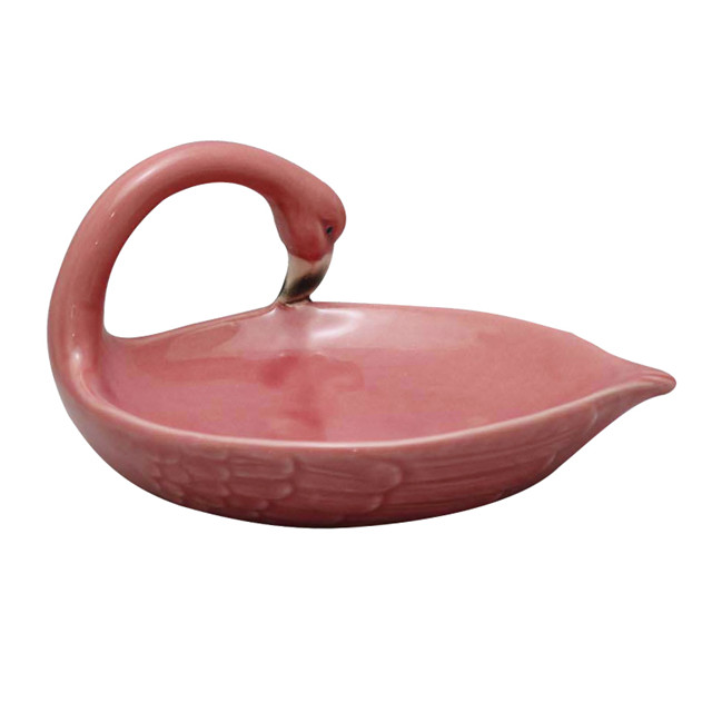 Cerámica Pink Two Flamingos Jointconnect Two Plates