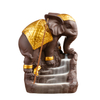 Cerámica Elefante Cascada Backflow Incienso Incienso Quemador