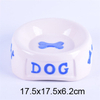 Molly - Uso exclusivo - Comedero para mascotas de cerámica rosa, tazón para perros de cerámica