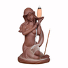 Mano que sostiene el cono de incienso de reflujo estatuas de la diosa Quemador de incienso de reflujo de cerámica