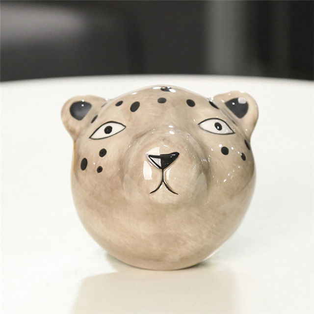 Maceta de cerámica de diseño animal