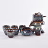 Empresas de producción Venta directa Juego de té de cerámica rotatorio creativo Té de preparación automática