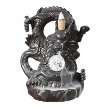 Ceramic Dragon Waterfall Backflow Inciense Quemador Proveedor de producción