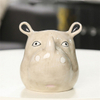 Maceta de cerámica de diseño animal