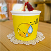 Todo tipo de expresiones Diseño 3D Cerámica Helado Copa