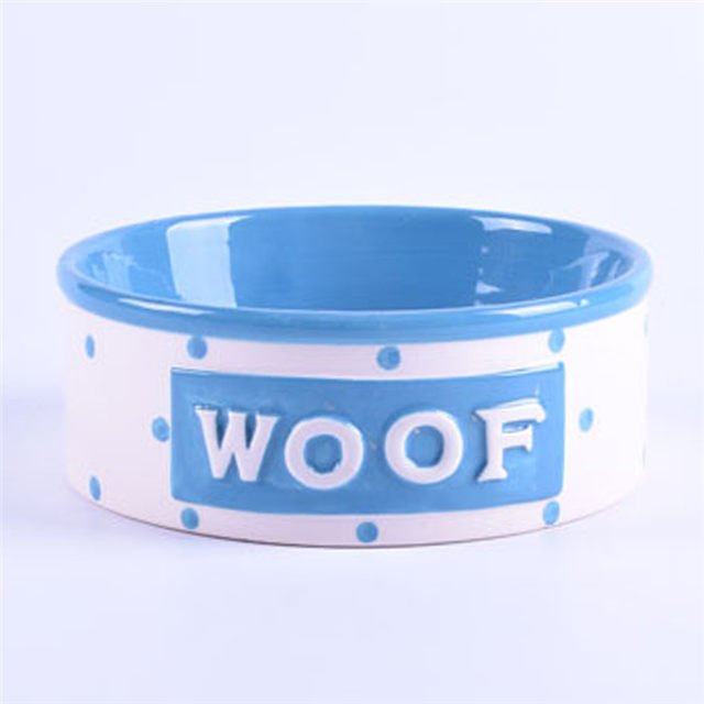 Lucy Ruby Coco Uso exclusivo Comedero para mascotas de cerámica rosa Tazón para perros de cerámica