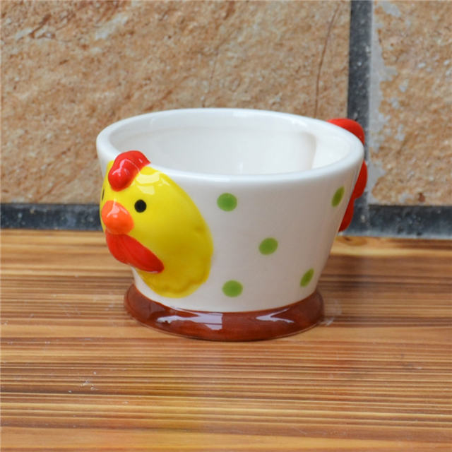 Copa de helado de cerámica 3D Little Rooster Design