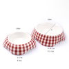 Pink Dog Bowl Bowl para perros Bowl para alimentos para perros Utensilios para alimentos para perros Bowl para gatos Cat Dog Bowl de cerámica universal