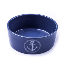 Tazón azul para perros Tazón grande para perros Tazón para perros de porcelana Tazón para perros Tazón para perros para mascotas Tazón para perros Tazón para perros de cerámica