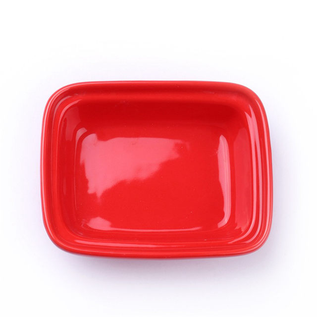 Buddy Max Charlie Bella Uso exclusivo Alimentador de cerámica para mascotas rojo Recipiente de cerámica para perros